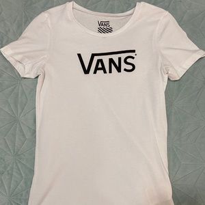 Vans White T- Shirt